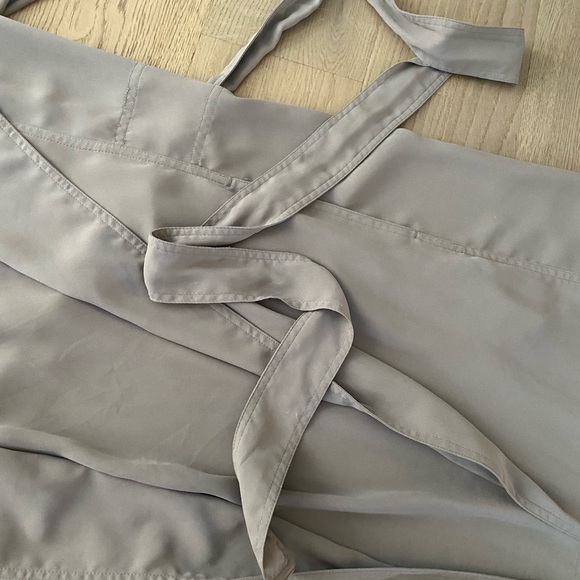 Barely Worn Sold Out Babaton Flowy Trench Coat Size Small Taupe Color - Picture 5 of 10